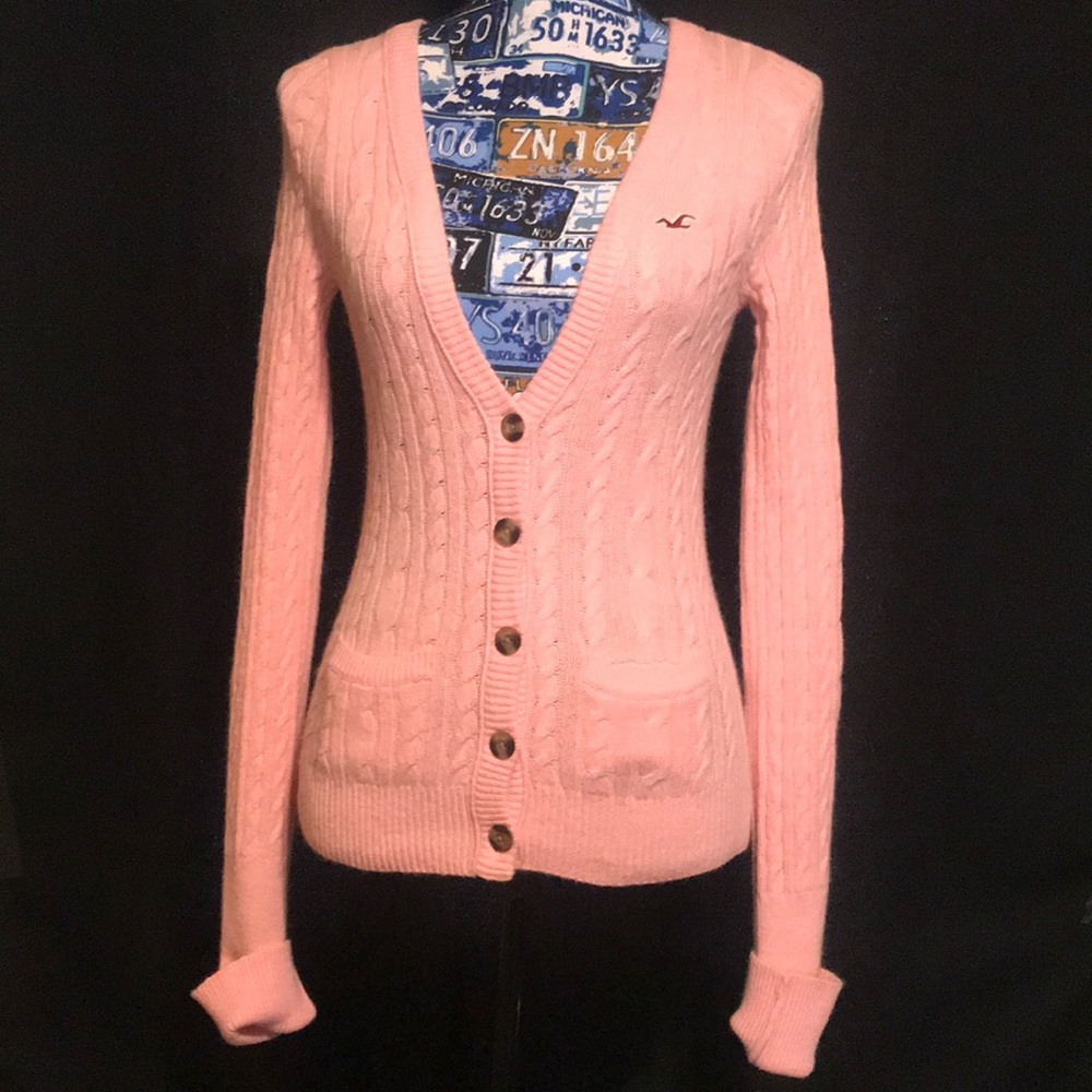 Light pink Hollister Cardigan